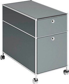viasit System4 Rollcontainer anthrazit 2 Auszüge 42,0 x 78,0 x 62,0 cm