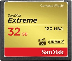 SanDisk Speicherkarte CompactFlash Card Extreme, 32 GB, 1 St.