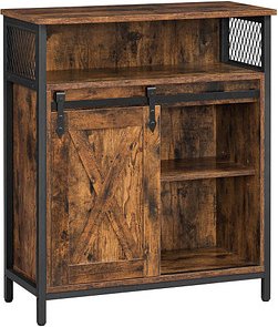 VASAGLE Sideboard, LSC089B01V1 braun 70,0 x 30,0 x 80,0 cm, 1 St.