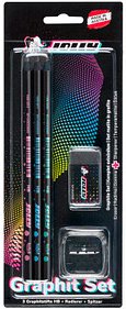 JOLLY Next Graphit Bleistift-Set HB schwarz, 1 Set
