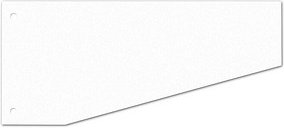 Thumbnail - Wekre Trennstreifen Trapez weiß, 190 g/qm Karton, 100 St.