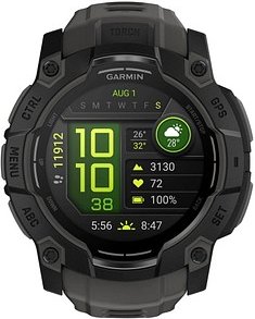 GARMIN Instinct 3 AMOLED 50 mm Smartwatch schwarz