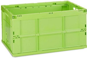 relaxdays Klappbox 60,0 l grün 58,5 x 40,0 x 31,5 cm, 1 St.