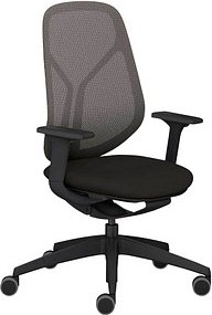 sedus Bürostuhl se:kit Membran, sn-821/002 Stoff schwarz, Gestell schwarz