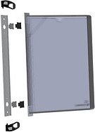 Thumbnail - tarifold Wand-Sichttafelsystem PRO 920300 DIN A4 schwarz mit 5 St. Sichttafeln, 1 St.