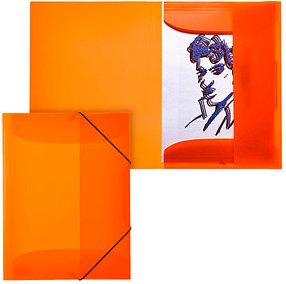 Thumbnail - HERMA Zeichenmappe Neon DIN A3 neon-orange, 1 St.