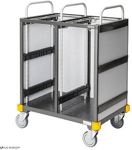 VERMOP Wäschewagen Equipe 2x 120 l