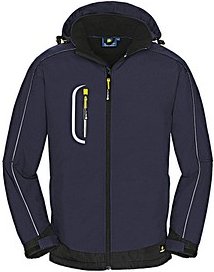 Thumbnail - 4PROTECT® Herren Softshelljacke Montana blau Größe XL