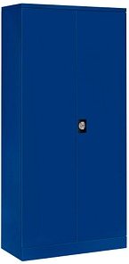 Gürkan Metallschrank 109923 enzianblau 92,0 x 42,0 x 195,0 cm, aufgebaut, 1 St.