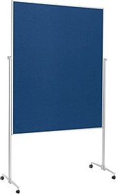 magnetoplan Moderationswand 120,0 x 150,0 cm marineblau