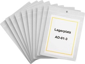 EICHNER Sichttaschen DIN A5 transparent glatt 0,20 mm, 10 St.