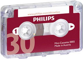 PHILIPS Diktierkassette 2x 15 Min., 1 St.