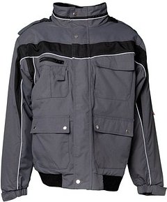 PLANAM® unisex Arbeitsjacke PLALINE schiefer, schwarz Größe XS