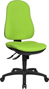 Topstar Bürostuhl Support SY, 8550 G05 Stoff grün, Gestell schwarz