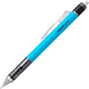 Tombow MONO graph Druckbleistift blau HB 0,7 mm, 1 St.