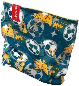 ROTH Schlauchschal Fußball blau 50,0- 54,0 cm, 1 St.