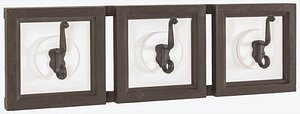 Thumbnail - HAKU Möbel Wandgarderobe 18321 braun Holz 3 Haken 58,0 x 18,0 cm