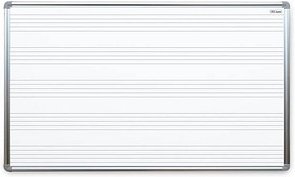 ALLboards Whiteboard 5-zeilig 120,0 x 90,0 cm weiß lackierter Stahl