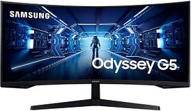 SAMSUNG Odyssey G5 C34G55TWWP Curved Monitor 86,0 cm (34,0 Zoll) schwarz