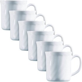 ARCOROC Kaffeebecher Trianon White weiß 290,0 ml, 6 St.