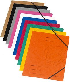 herlitz Eckspanner easy orga DIN A4 farbsortiert, 10 St.