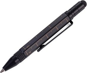 TROIKA® Kugelschreiber LILIPUT TOOL PEN schwarz, Schreibfarbe: schwarz, 1 St.