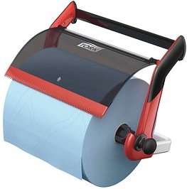 Thumbnail - TORK Putzrollenhalter Performance W1 652108 schwarz, rot Kunststoff, 1 St.