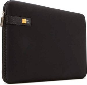 case LOGIC® Laptophülle Sleeve Polyester schwarz bis 44,0 cm (17,3 Zoll)