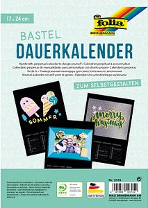folia Kalender zum Selbstgestalten 17,0 x 24,0 cm jahresunabhängig