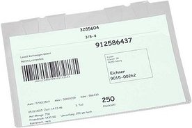 Thumbnail - EICHNER Sichttaschen DIN A6 quer transparent glatt 8,0 mm, 50 St.