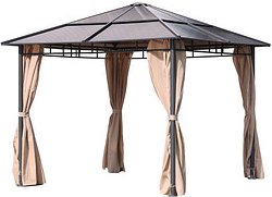 Thumbnail - Garden Pleasure Pavillon NAPA viereckig, anthrazit, 1 St.