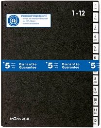 Thumbnail - PAGNA Pultordner 1-12, Jan.-Dez. schwarz
