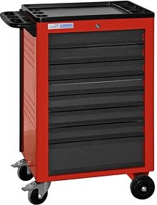 ADB Basic Werkstattwagen rot 8 Schubladen