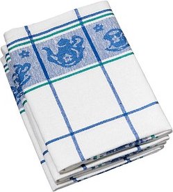 franz mensch Geschirrtücher farbig kariert 50,0 x 70,0 cm, 3 St.