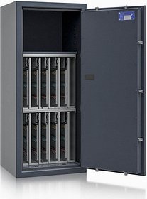 ISS safe4key Schlüsseltresor grau mit 560 Haken, Elektronikschloss, 50,0 x 42,0 x 115,0 cm, 1 St.