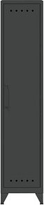 BISLEY Metallschrank Fern Locker FERLOC3S634 anthrazitgrau 38,0 x 51,0 x 180,0 cm, aufgebaut, 1 St.