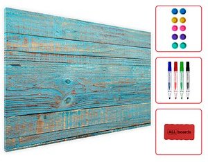 ALLboards Magnettafel 60,0 x 40,0 cm Blaues Brett