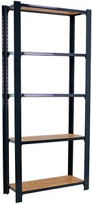 Simonrack Schwerlastregal OFFICLICK 5 8425437127717 anthrazit, braun 80,0 x 30,0 x 210,0 cm