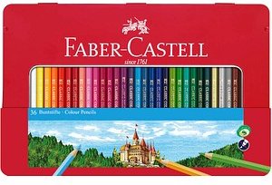 FABER-CASTELL Classic Buntstifte farbsortiert, 36 St.