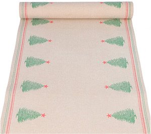 Thumbnail - PAPSTAR Tischläufer Christmastree with Star 89780 mehrfarbig 40,0 cm x 3,0 m