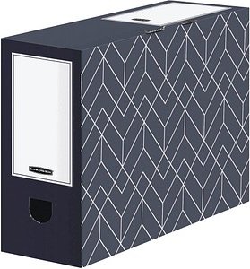 Bankers Box Archivboxen Bankers Box Décor Serie mitternachtsblau/weiß 10,0 x 34,5 x 25,3 cm, 5 St.