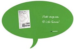 rocada Whiteboard Skinshape 75,0 x 115,0 cm grün Stahl