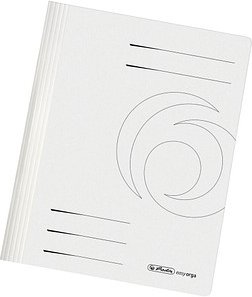 herlitz Schnellhefter easy orga Karton weiß DIN A4, 10 St.