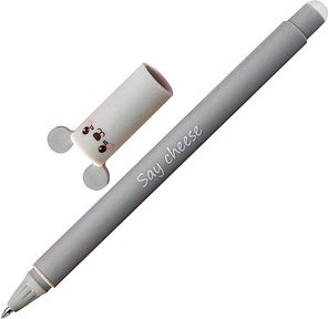 EBERHARD FABER Animal Erase it! Maus Gelschreiber Maus 0,7 mm, Schreibfarbe: blau, 1 St.