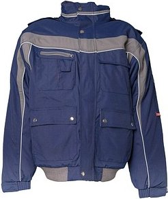 PLANAM® unisex Arbeitsjacke PLALINE marine, zink Größe L