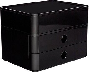 HAN Schubladenbox Smart Box plus ALLISON schwarz 1100-13, DIN A5 mit 3 Schubladen
