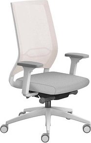 sedus Bürostuhl se:quaterback 2 membran, QB-125/201 Stoff grau, Gestell grau