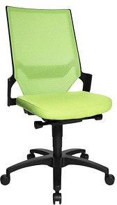 Thumbnail - Topstar Bürostuhl Autosynchron®-1, AU1000 T35 Stoff grün, Gestell schwarz
