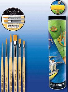 da Vinci JUNIOR Pinsel-Set Größe 1, 4, 4, 6, 8, 10, 6-teilig