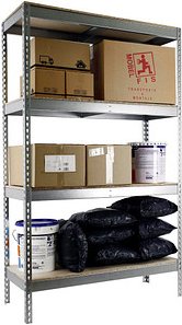 Simonrack Schwerlastregal SIMONFORTE CHIPBOARD 8425437081576 silber 210,0 x 60,0 x 200,0 cm